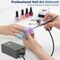 55PSI Airbrush Kit with Compressor, Dual Port & Action - 7-Level Adjustable Pressure Air Brush Set for Model Painting, Nail Art, Shoes & Tattoo, Quiet 0.38mm Gun